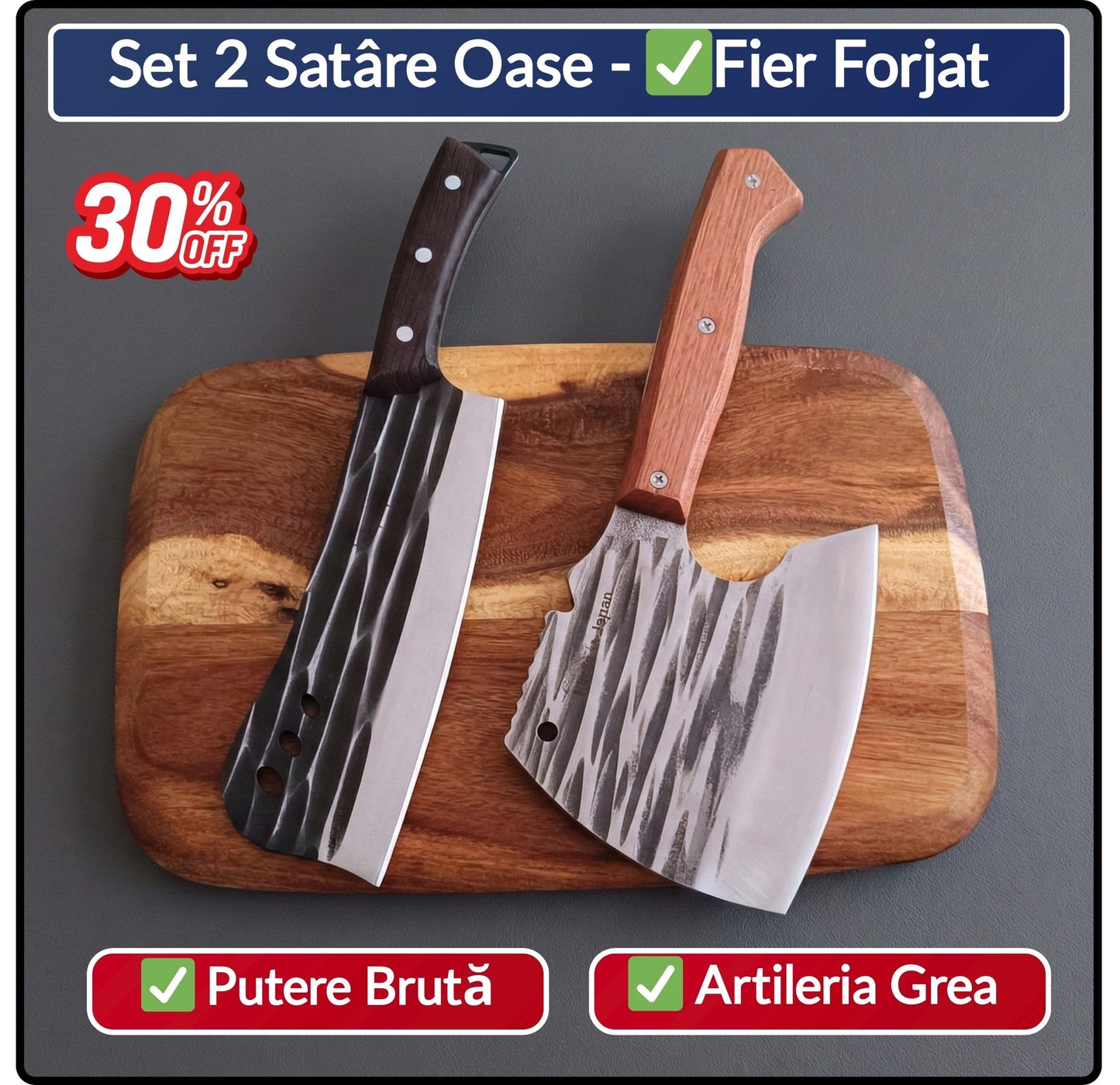 Set Profesional 2 Satâre din Oțel Carbon – Forță și Precizie (1kg + 0.5kg)