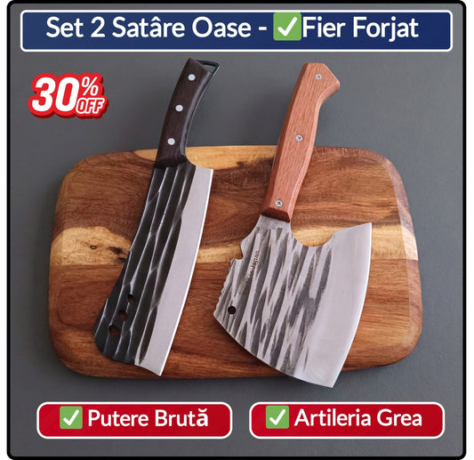 Set Profesional 2 Satâre din Oțel Carbon – Forță și Precizie (1kg + 0.5kg)